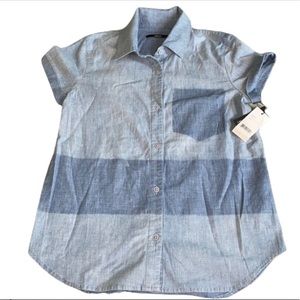 Size XS J Brand‎ Shirt Top Chambray Denim
